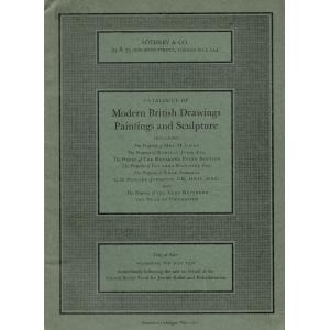 Catalogue of Modern British Drawings Paintings and Sculpture