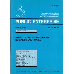 Public Enterprise Quarterly Journal Vol 11. Nos. 2-3