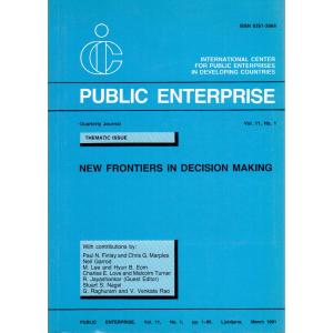 Public Enterprise Quarterly Journal Vol 11. No. 1