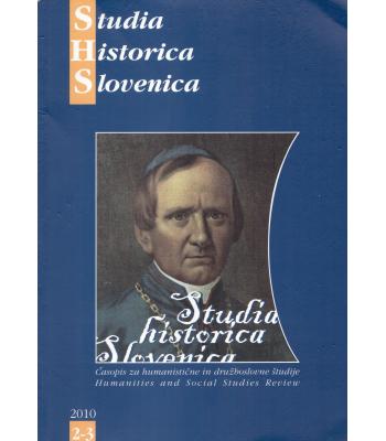 Studia Historica Slovenica 2010 [2-3]