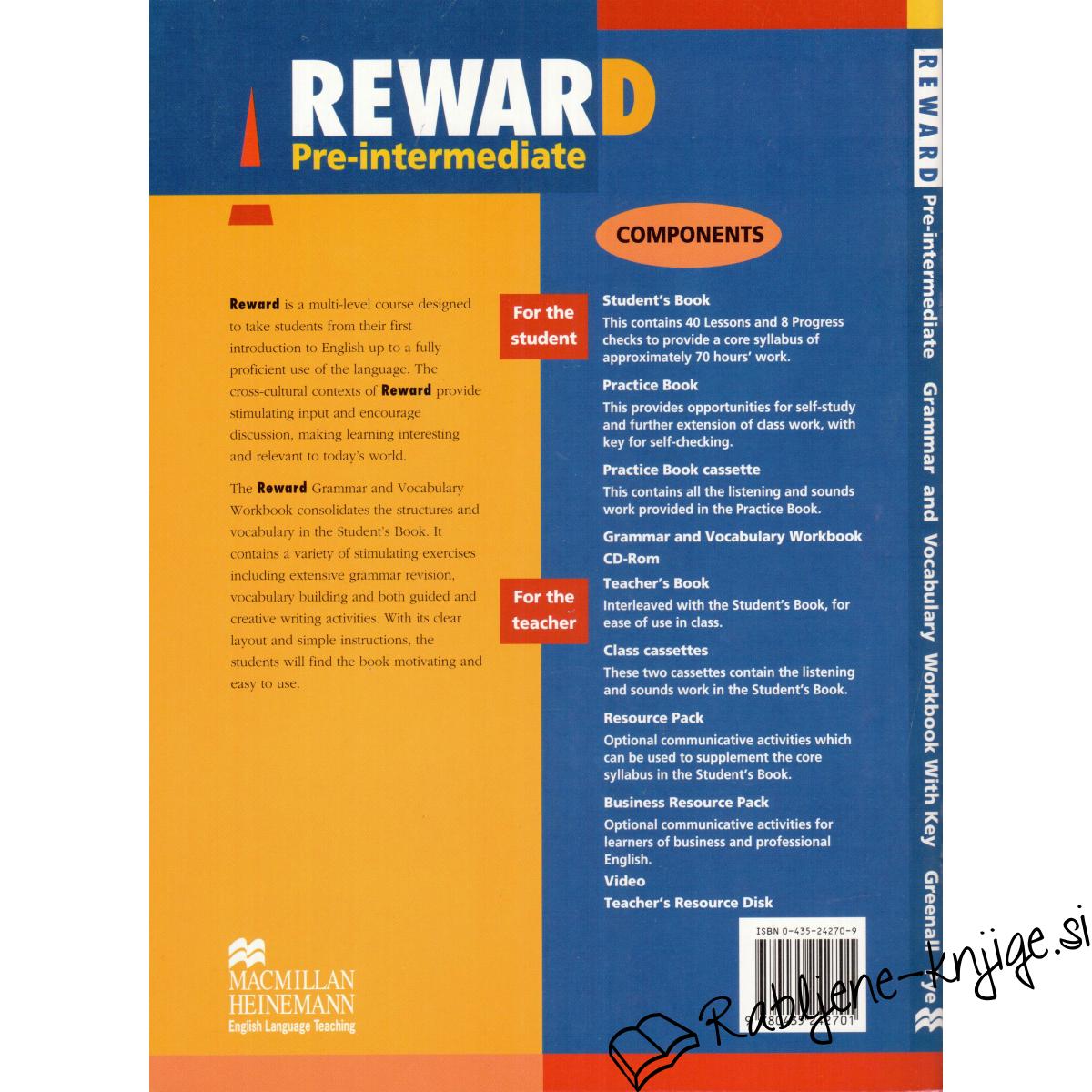 Reward preintermediate