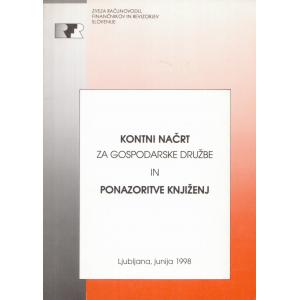 Kontni načrt za gospodarske družbe in ponazoritve knjiženj