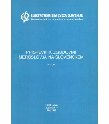 Prispevki k zgodovini meroslovja na Slovenskem