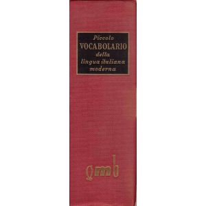 Piccolo vocabolario della lingua italiana moderna