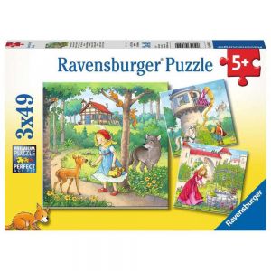 Ravensburger sestavljanka Pravljice 3 x 49 kosov