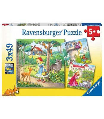 Ravensburger sestavljanka Pravljice 3 x 49 kosov