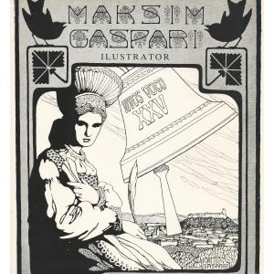 Maksim Gaspari, 1883-1980 - ilustrator