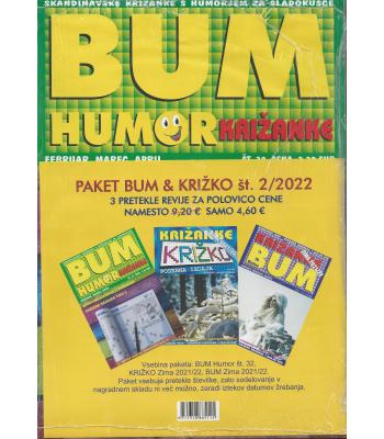 Paket križank BUM & KRIŽKO št. 2/2022