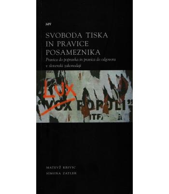 Svoboda tiska in pravice posameznika