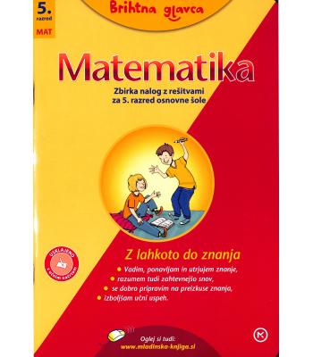 Matematika - Zbirka nalog z rešitvami za 5. razred osnovne šole