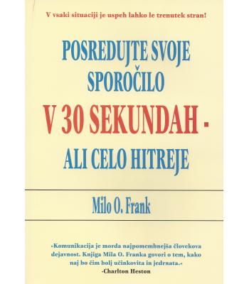 Posredujte svoje sporočilo v 30 sekundah - ali celo hitreje