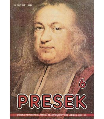 Presek 6 - letnik 17, 1989-90